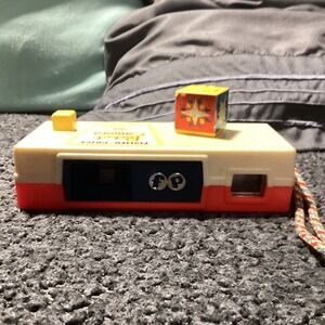 1974 vintage Fischer Price Childs toy camera works as it should